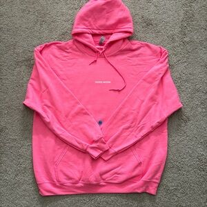 pink faded moon sweatshirt